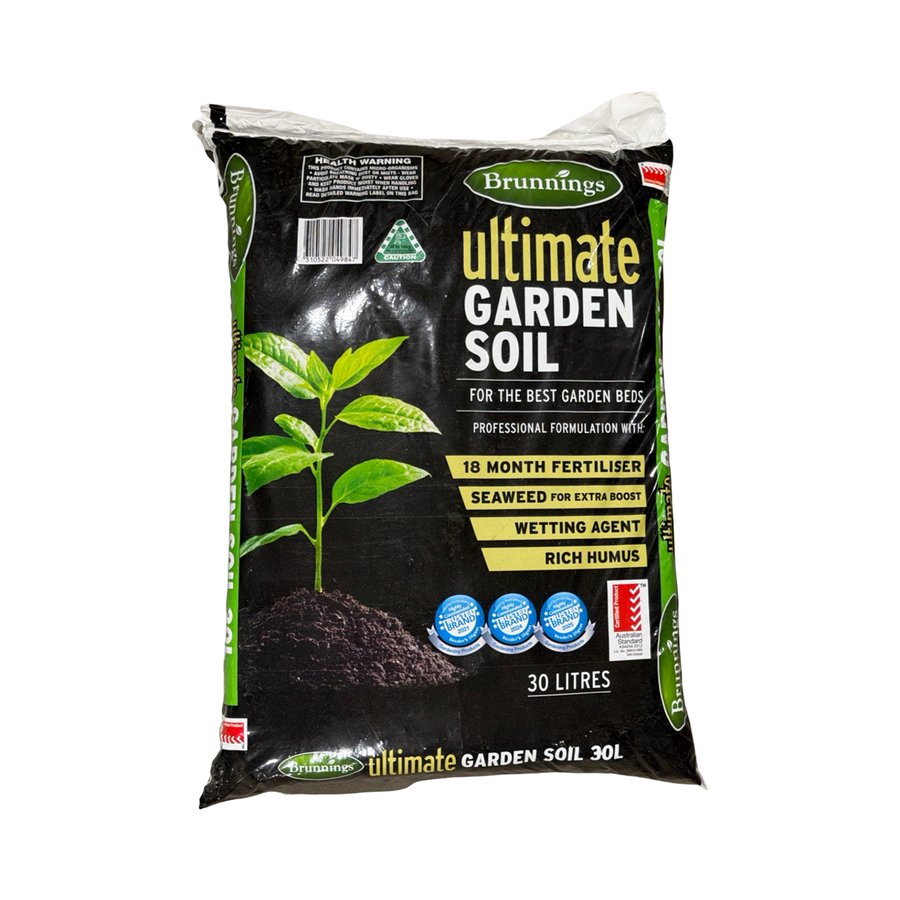 BRUNNINGS ULTIMATE GARDEN SOIL 30L