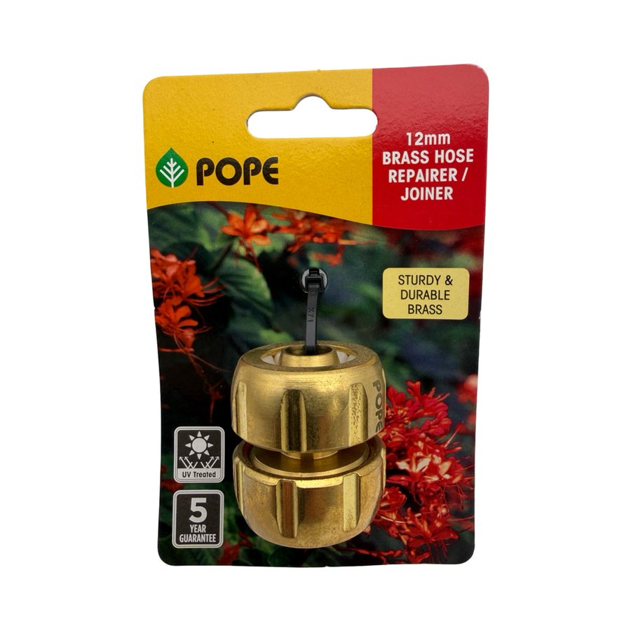 POPE 12MM BRASS HOSE JOINER