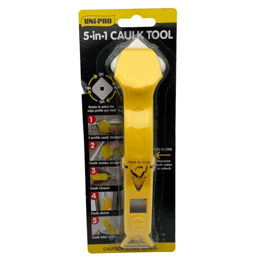 UNI-PRO 5-IN-1 CAULK TOOL