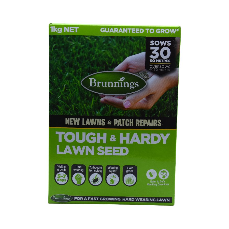 BRUNNINGS TOUGH LAWN SEED 1KG